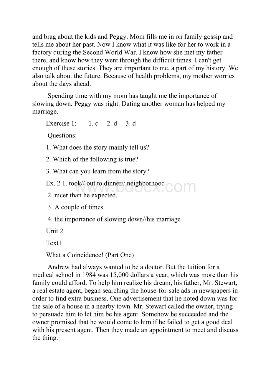 全新版大学英语听说教程第二版3听力原文与答案Unit112.docx_第3页