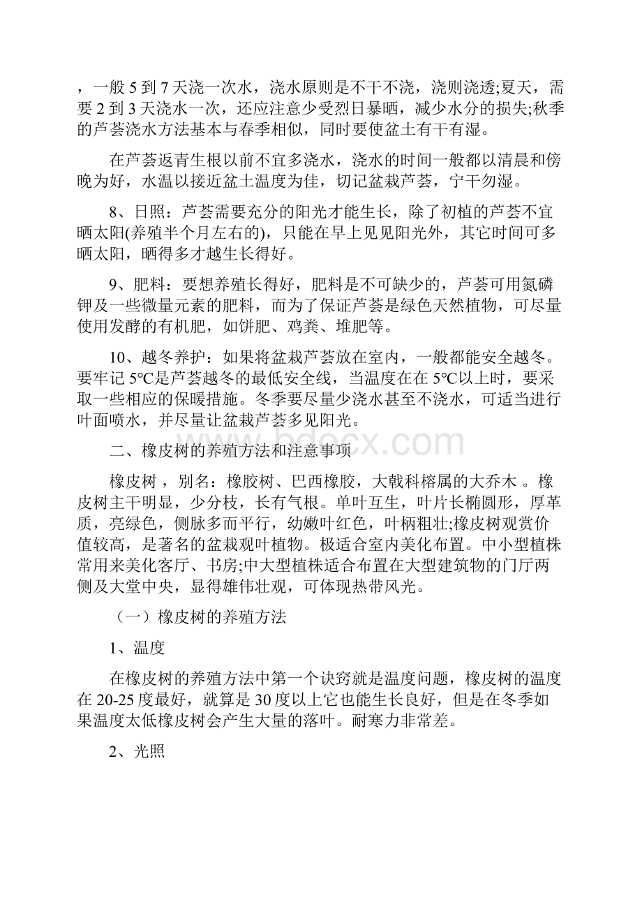 办公室各种花卉养殖方法及注意事项.docx_第2页