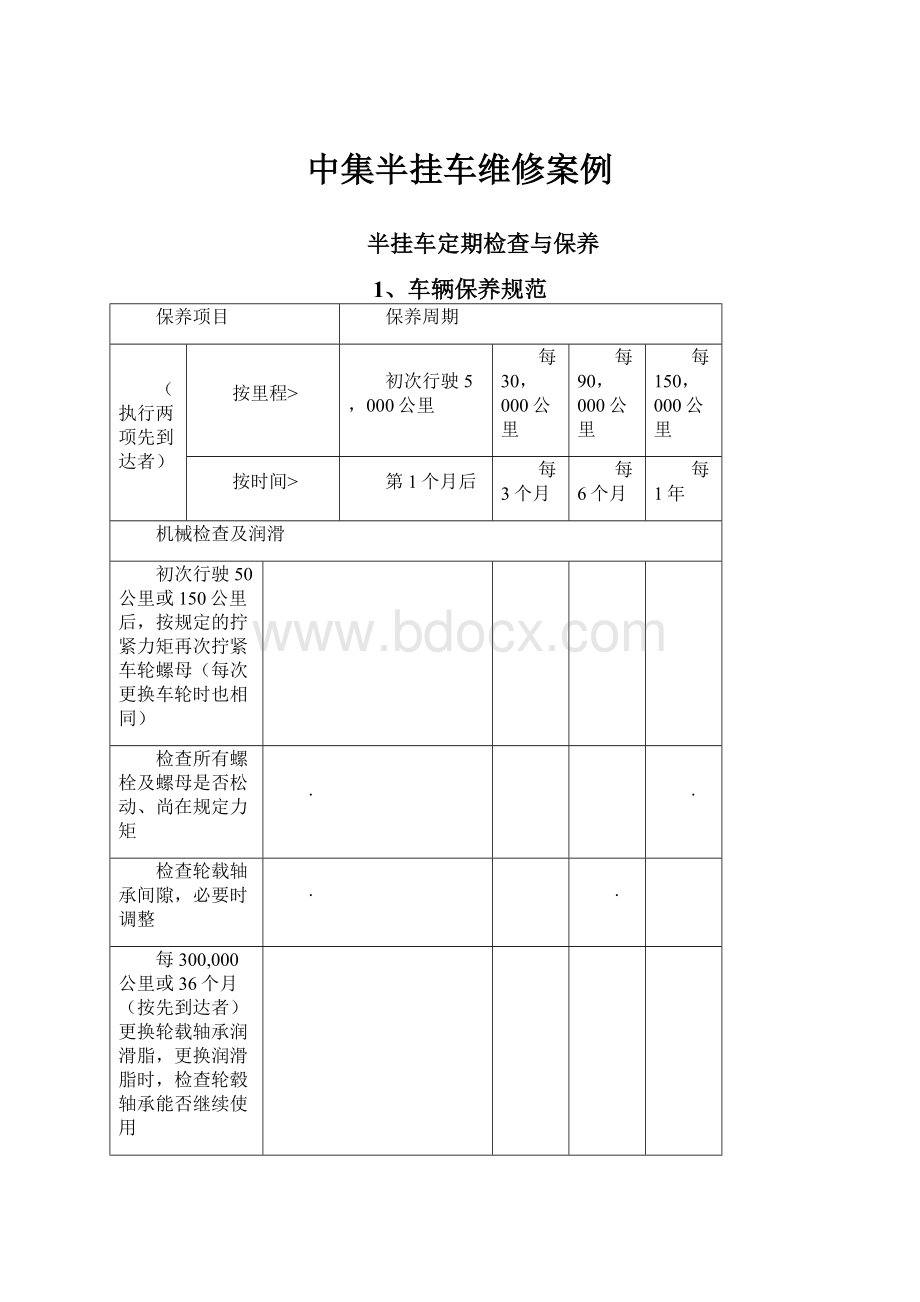 中集半挂车维修案例.docx