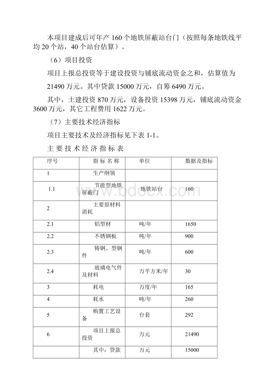 安全节能型地铁屏蔽门生产线可行性研究报告.docx_第2页