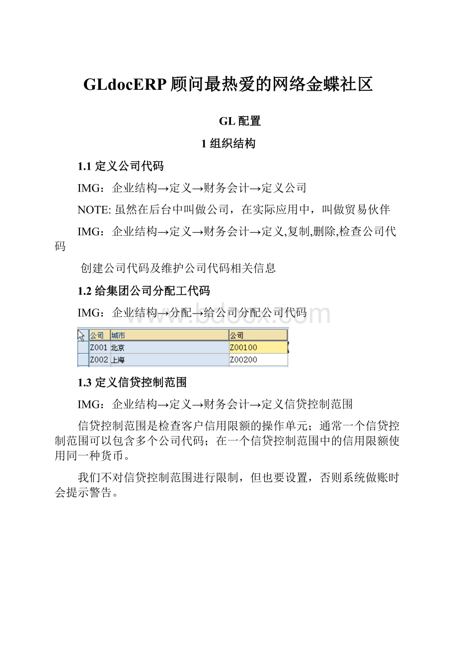 GLdocERP顾问最热爱的网络金蝶社区.docx_第1页