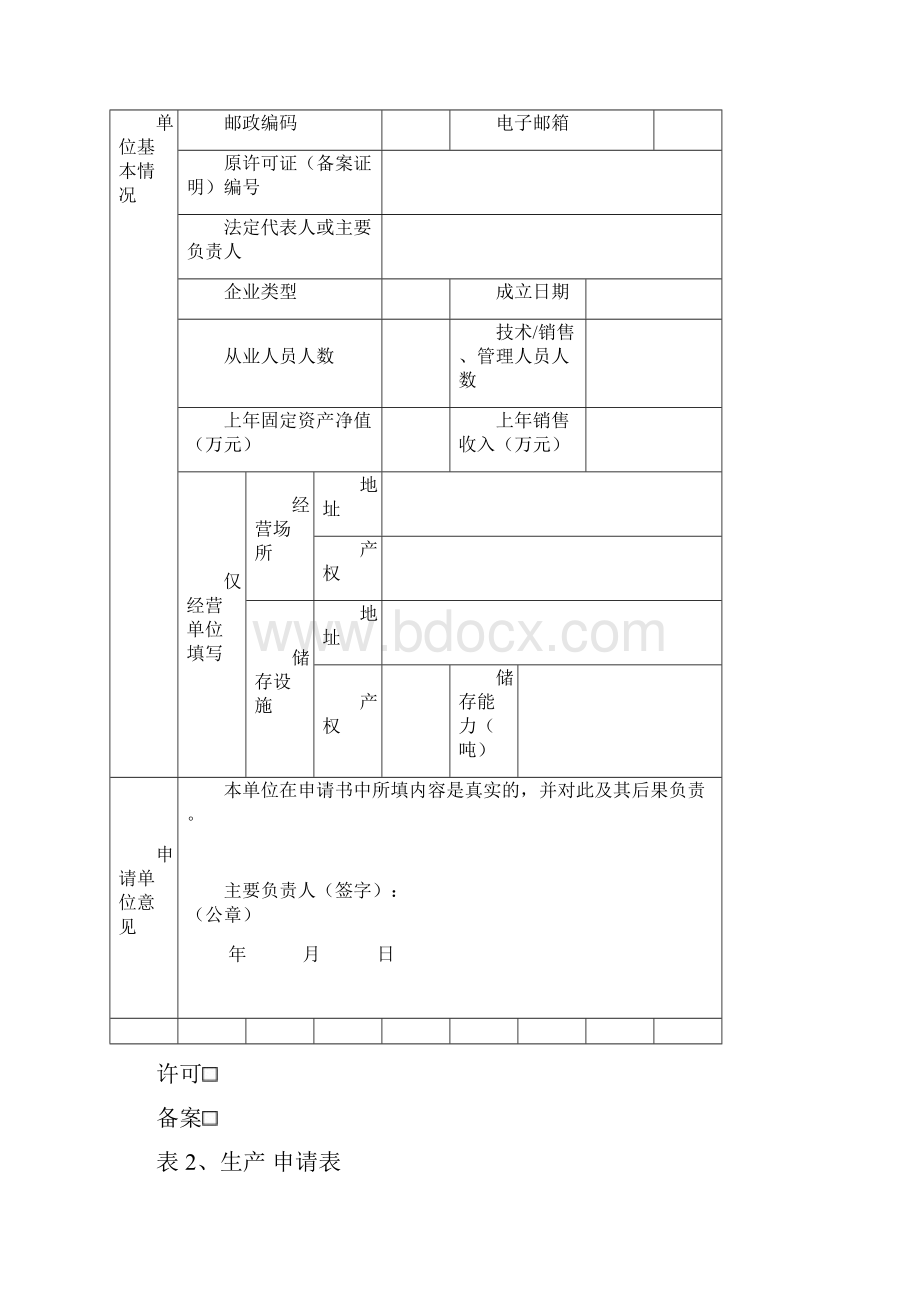 第三类非药品类易制毒化学品经营单位办理备案申请相关表格.docx_第2页