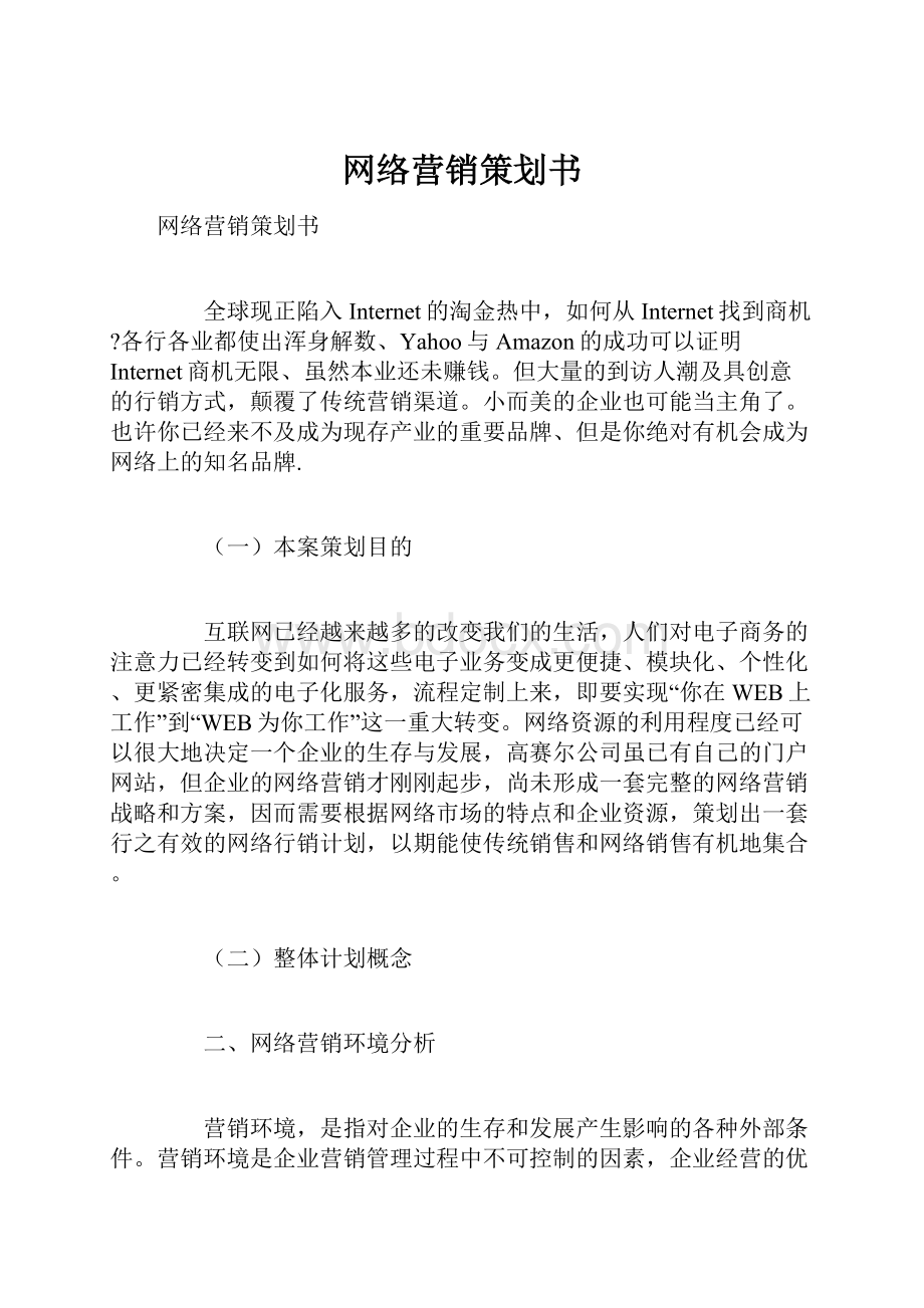 网络营销策划书.docx