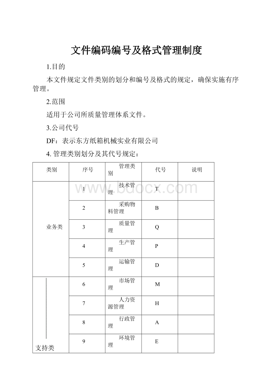 文件编码编号及格式管理制度.docx_第1页