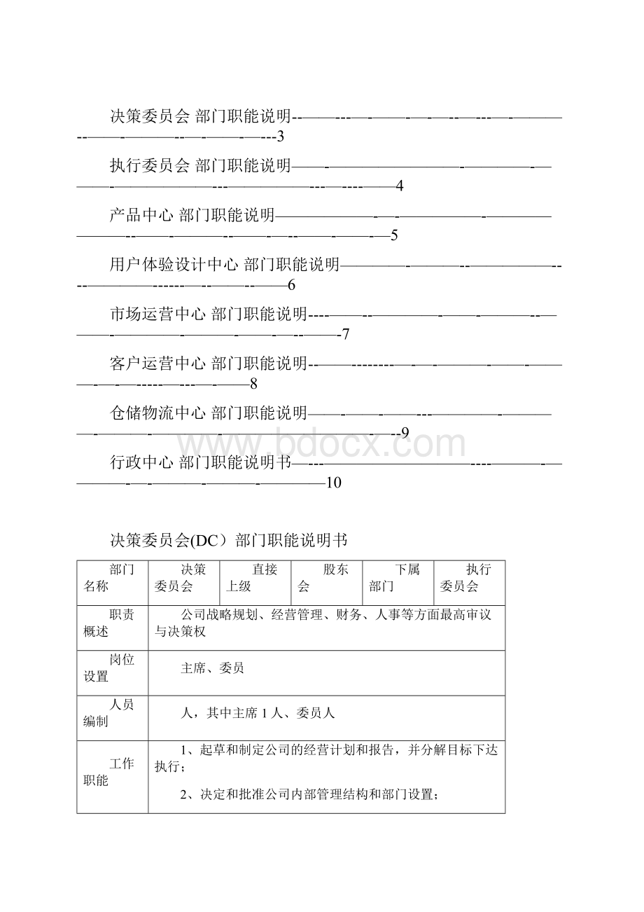 电商最新组织架构及岗位说明.docx_第3页