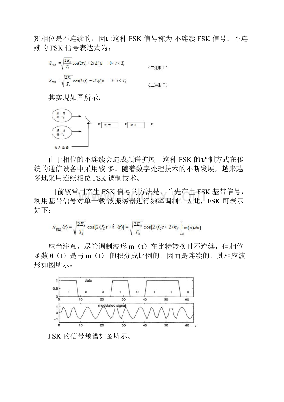 通信原理FSK调制解调实验报告.docx_第2页