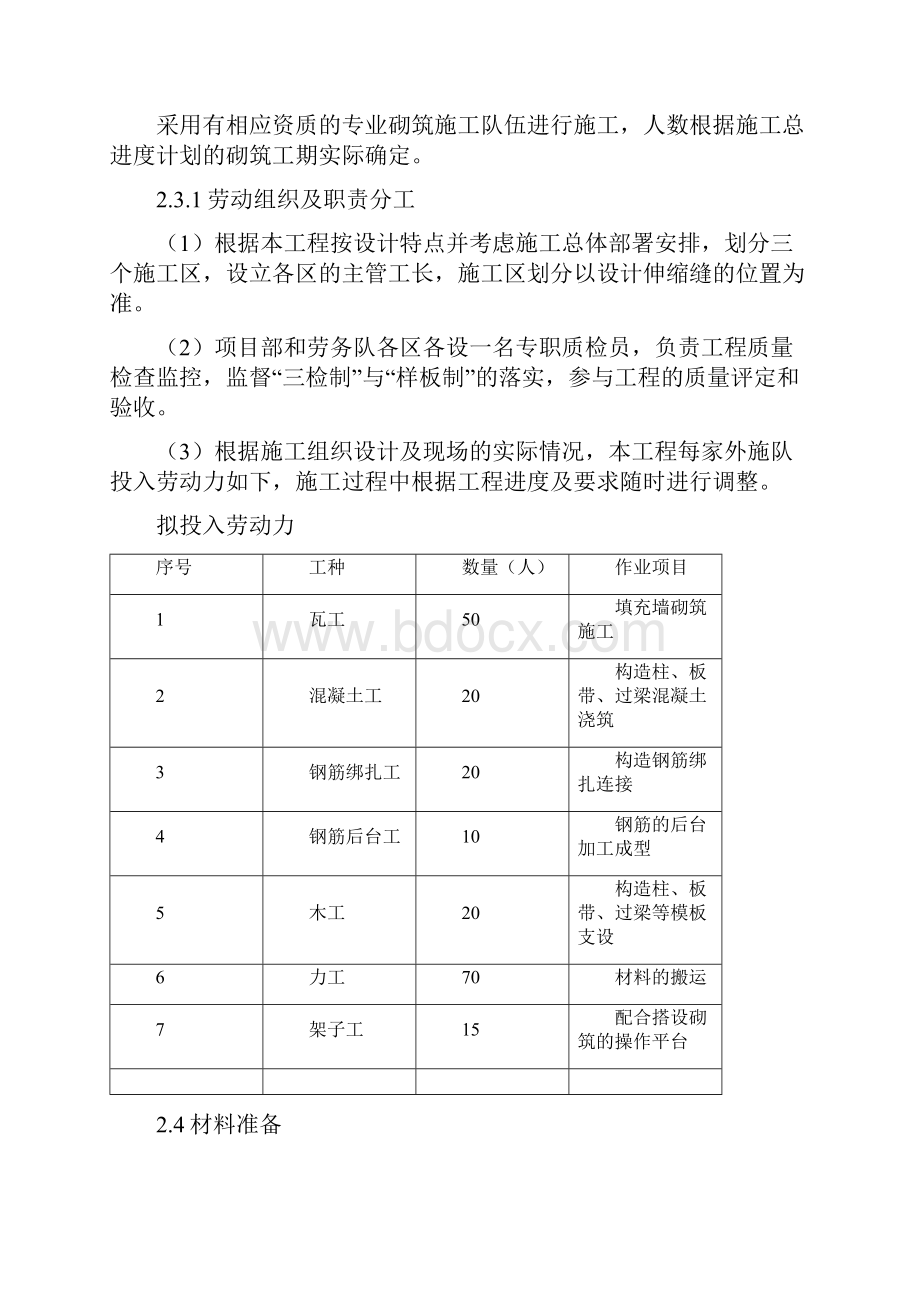 砌筑施工方案芯柱.docx_第2页