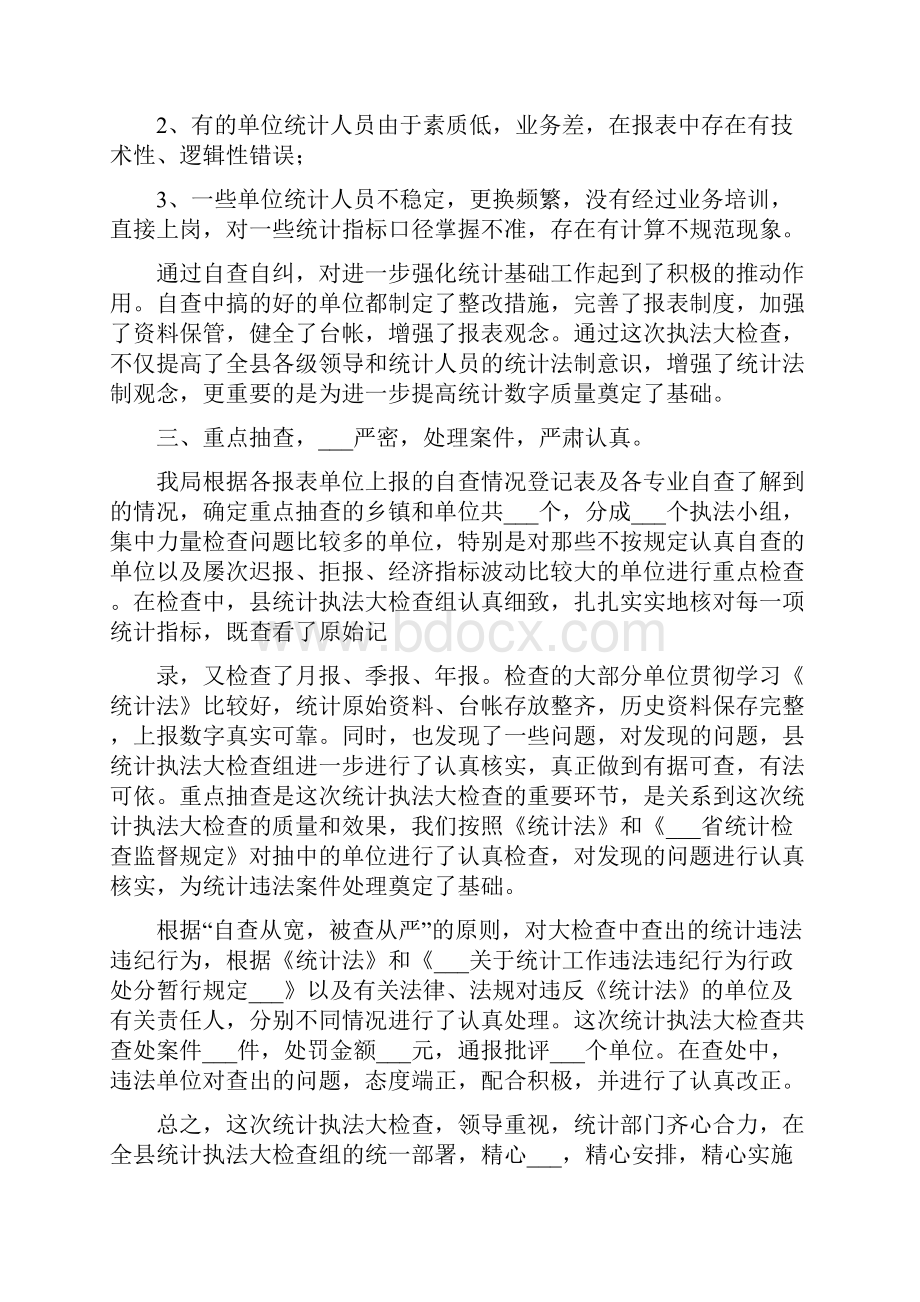 年统计执法大检查工作总结.docx_第2页