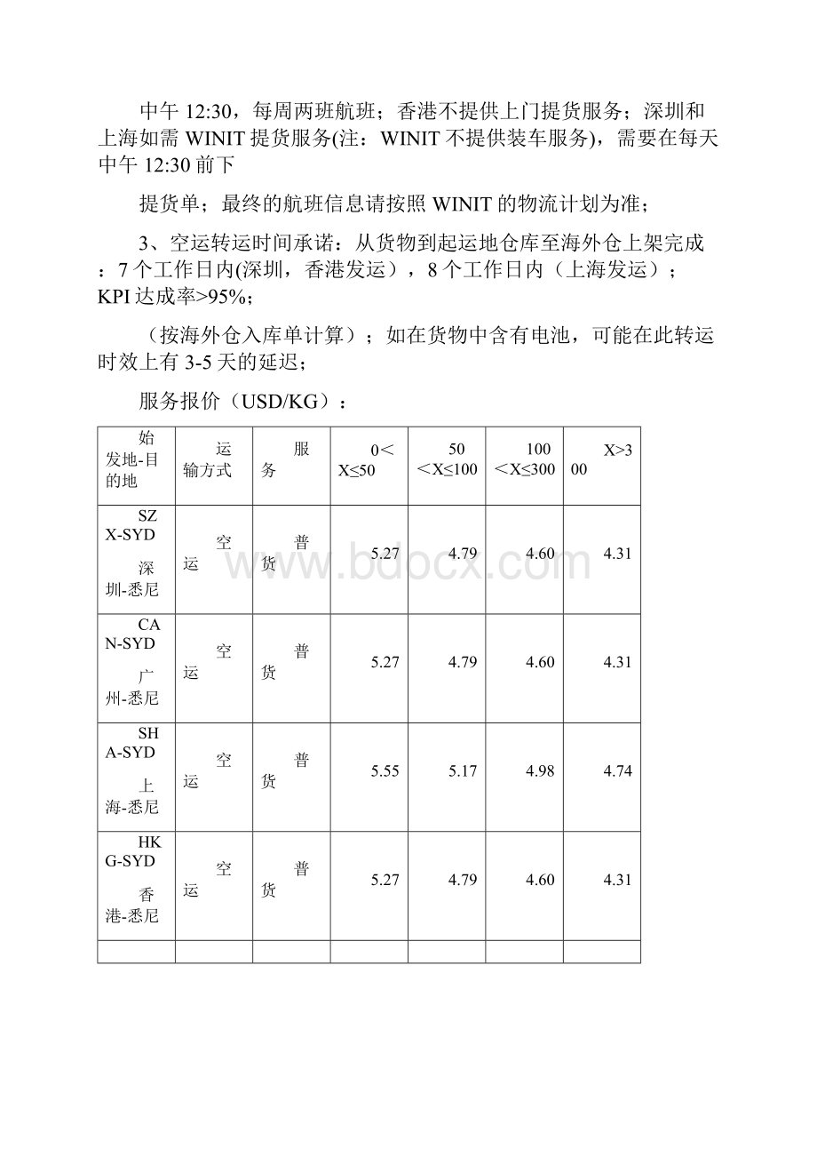 26AU海外仓全程服务价格表eBay价.docx_第3页