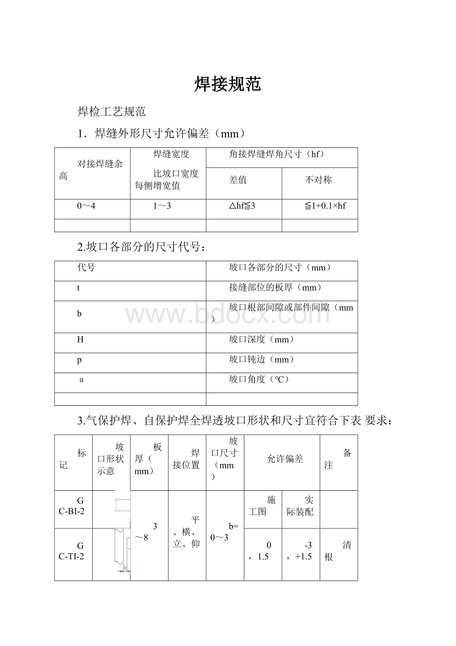 焊接规范.docx