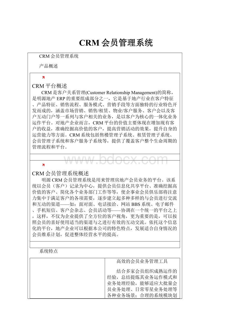 CRM会员管理系统.docx_第1页