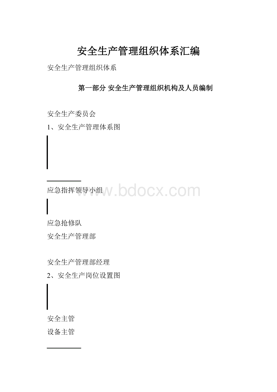 安全生产管理组织体系汇编.docx_第1页