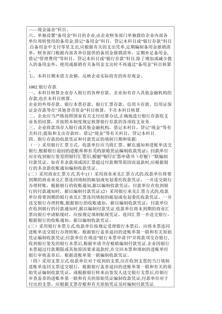 企业会计制度会计科目使用说明.docx_第2页