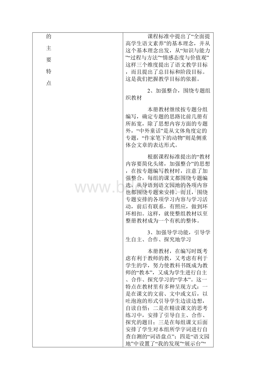 人教版四年级语文上册教学计划.docx_第2页