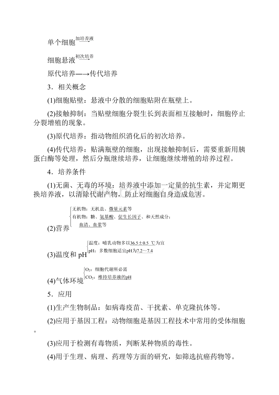 创新设计学年高中生物 专题二 细胞工程 221 动物细胞培养和核移植技术课时作业.docx_第2页