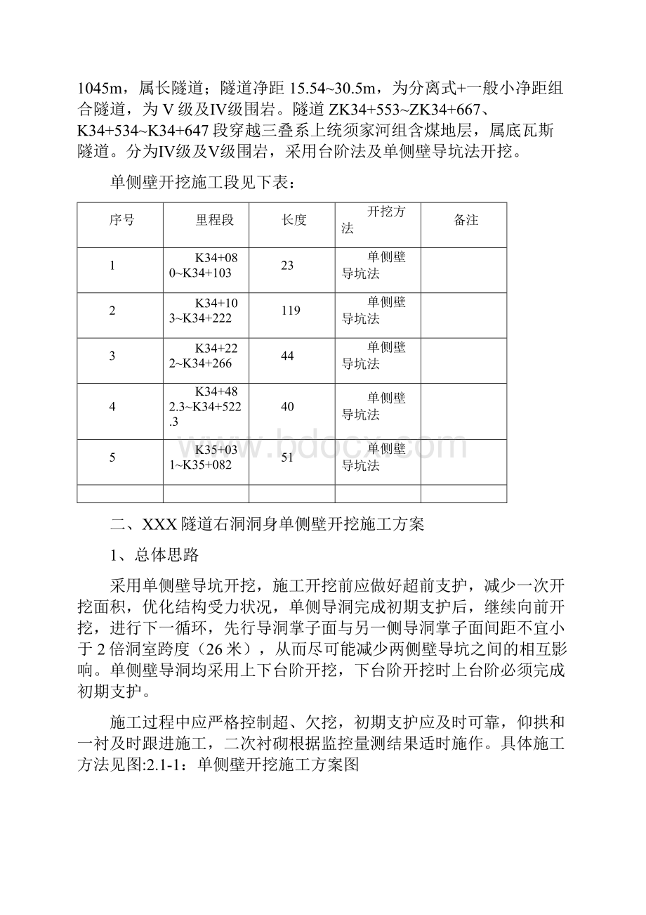 王隧道右洞洞身单侧壁开挖.docx_第3页