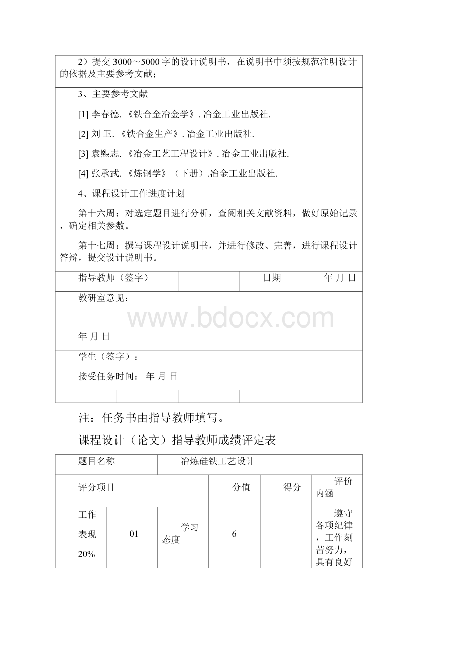 冶炼硅铁工艺设计.docx_第2页