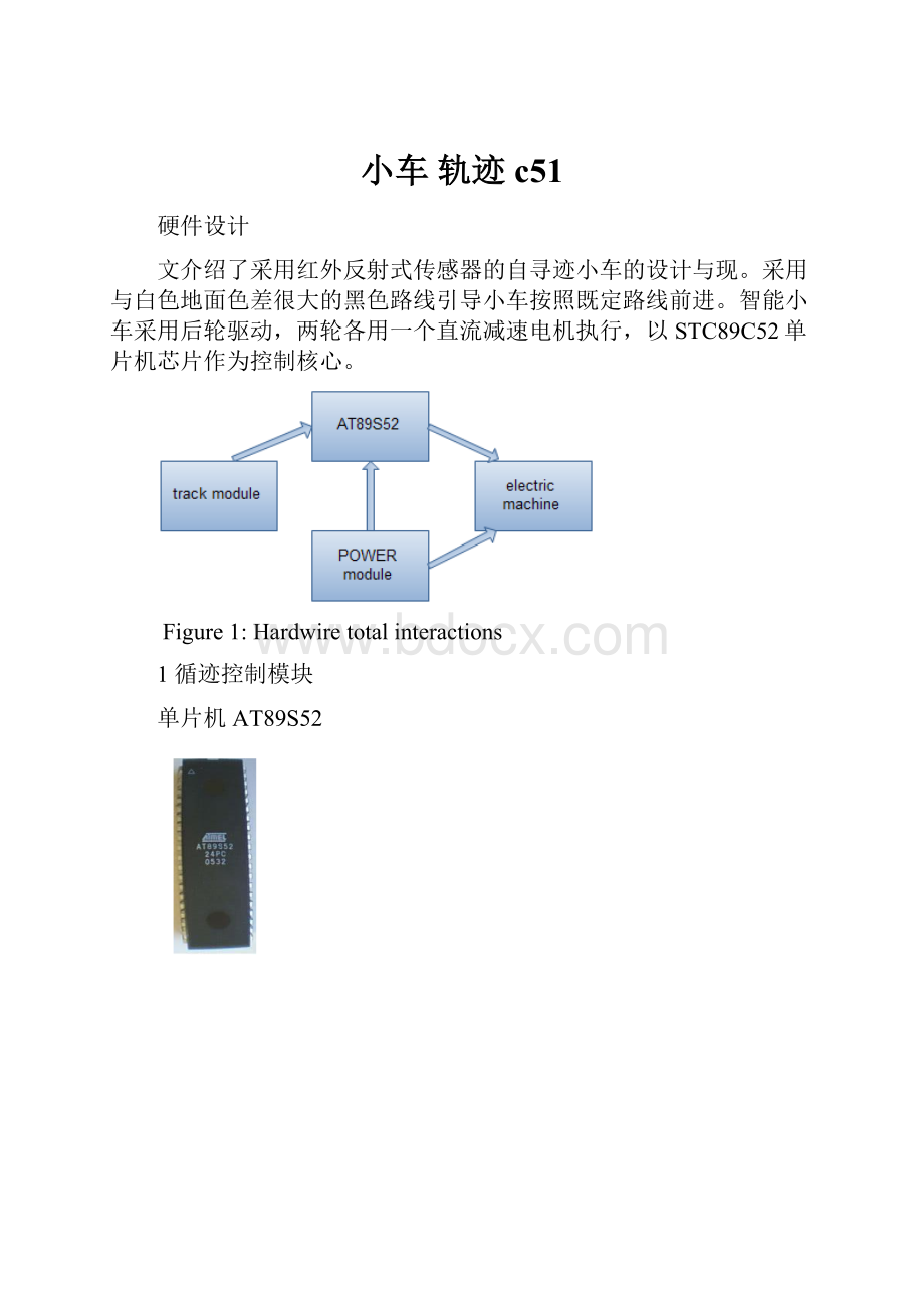 小车 轨迹 c51.docx