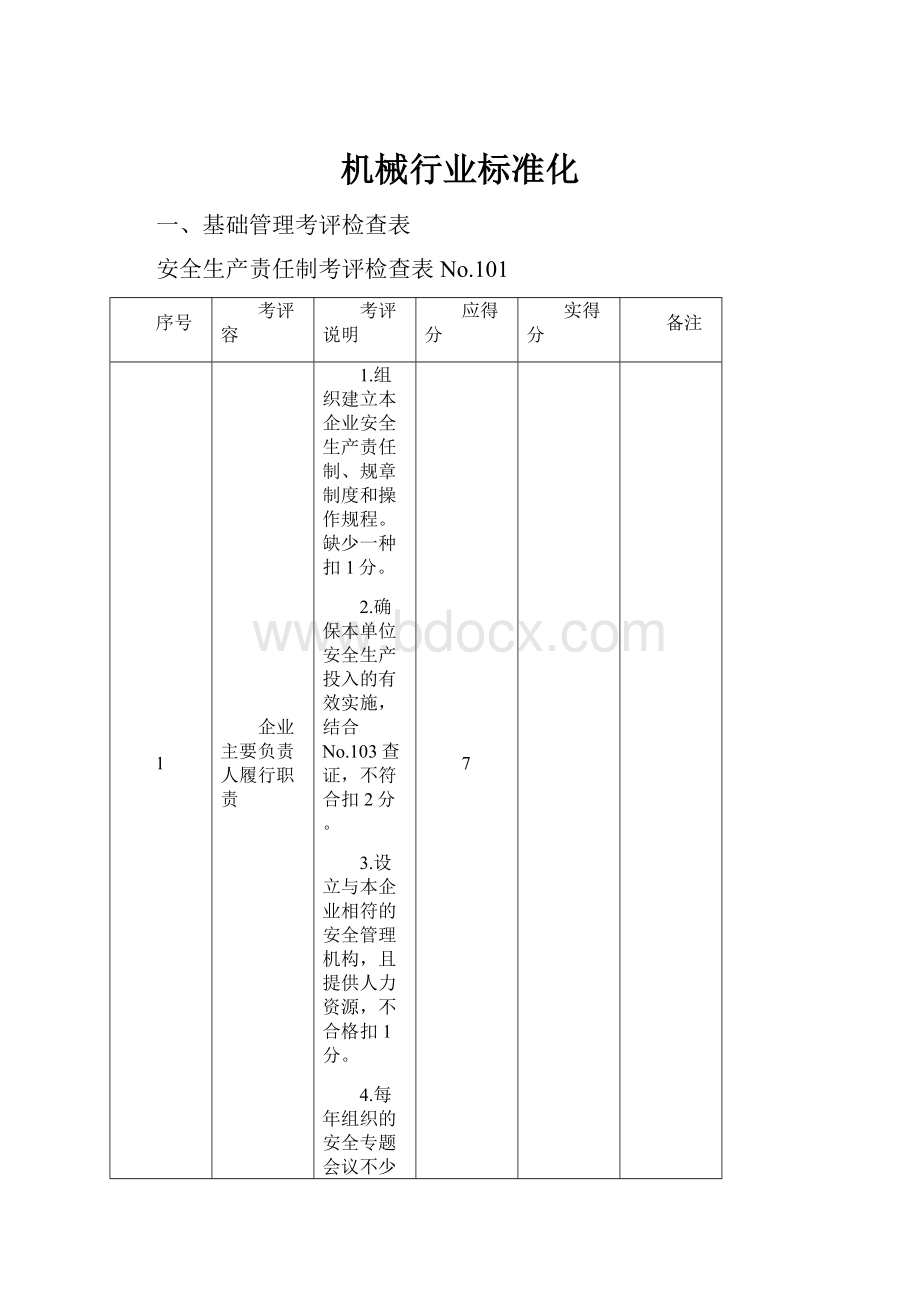 机械行业标准化.docx_第1页