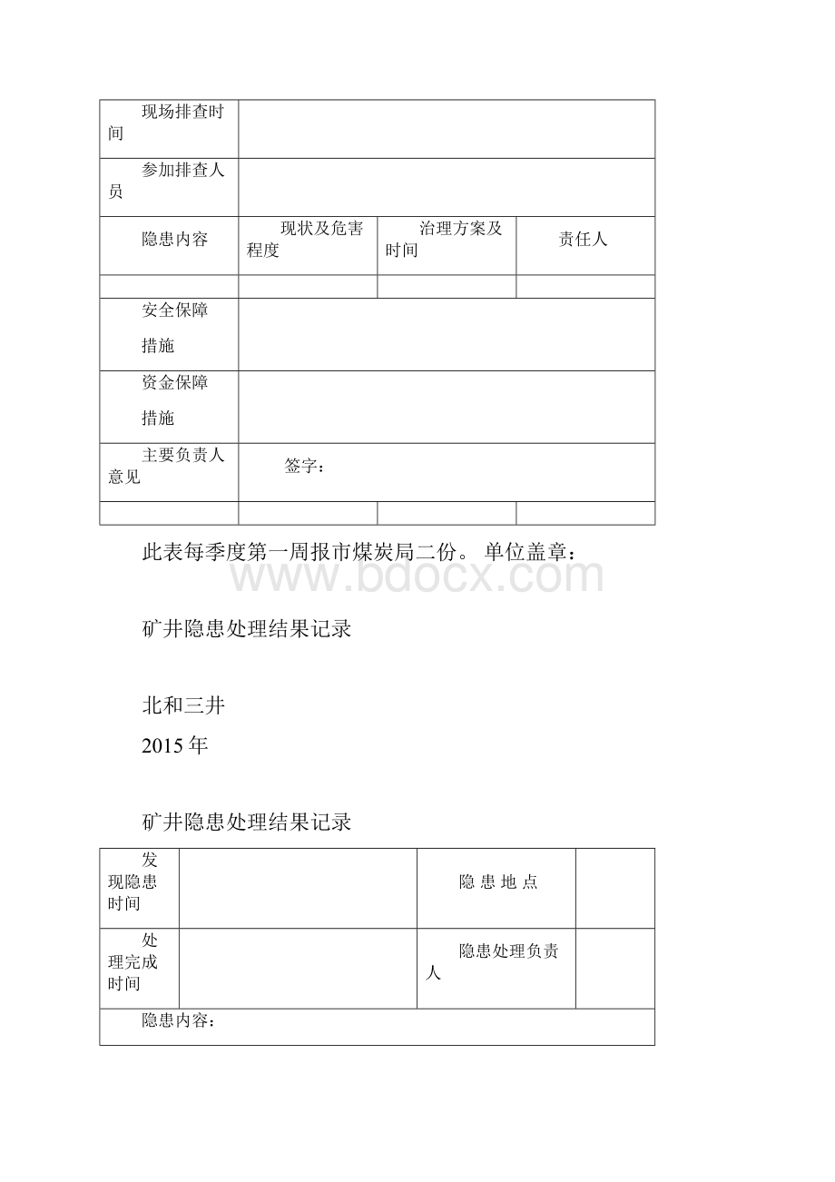 煤矿安全管理各种记录台帐汇编.docx_第2页