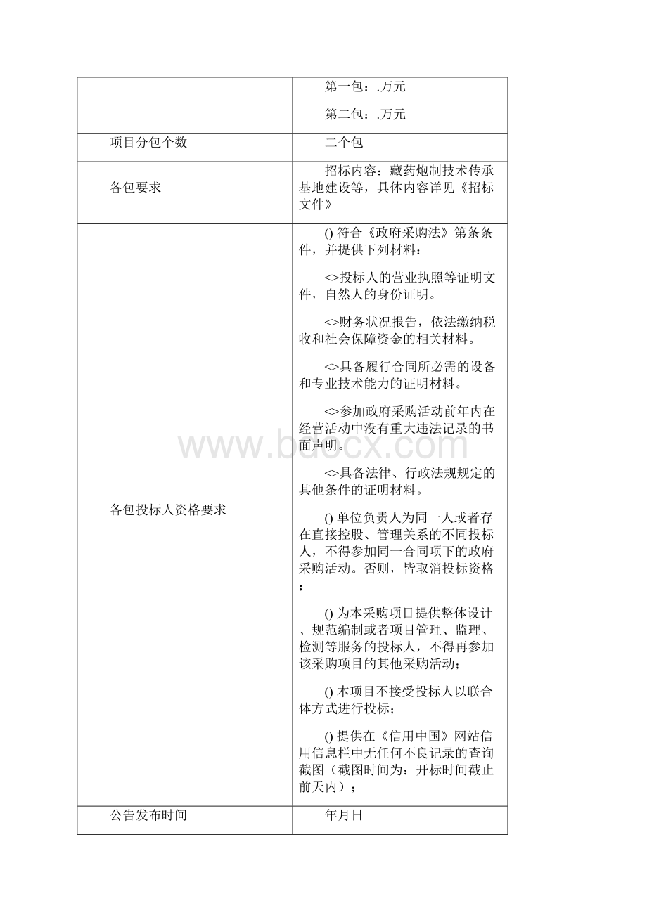 海北州藏医院藏药炮制技术传承基地建设项目.docx_第2页