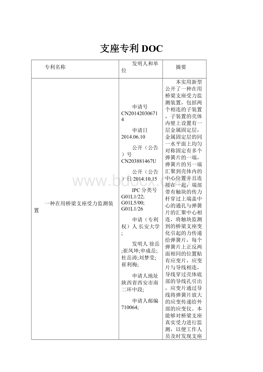 支座专利DOC.docx