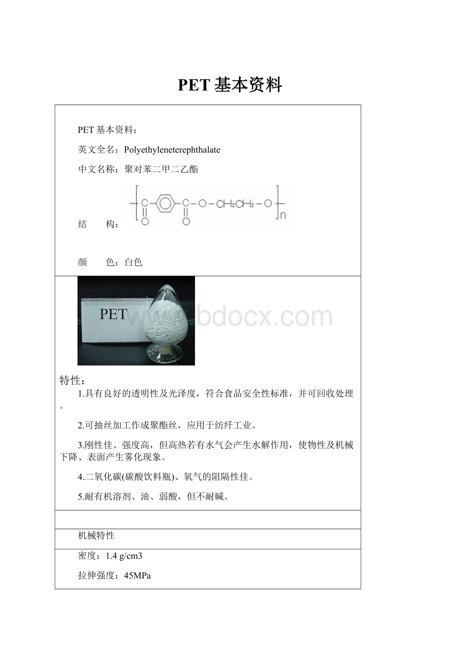 PET基本资料.docx