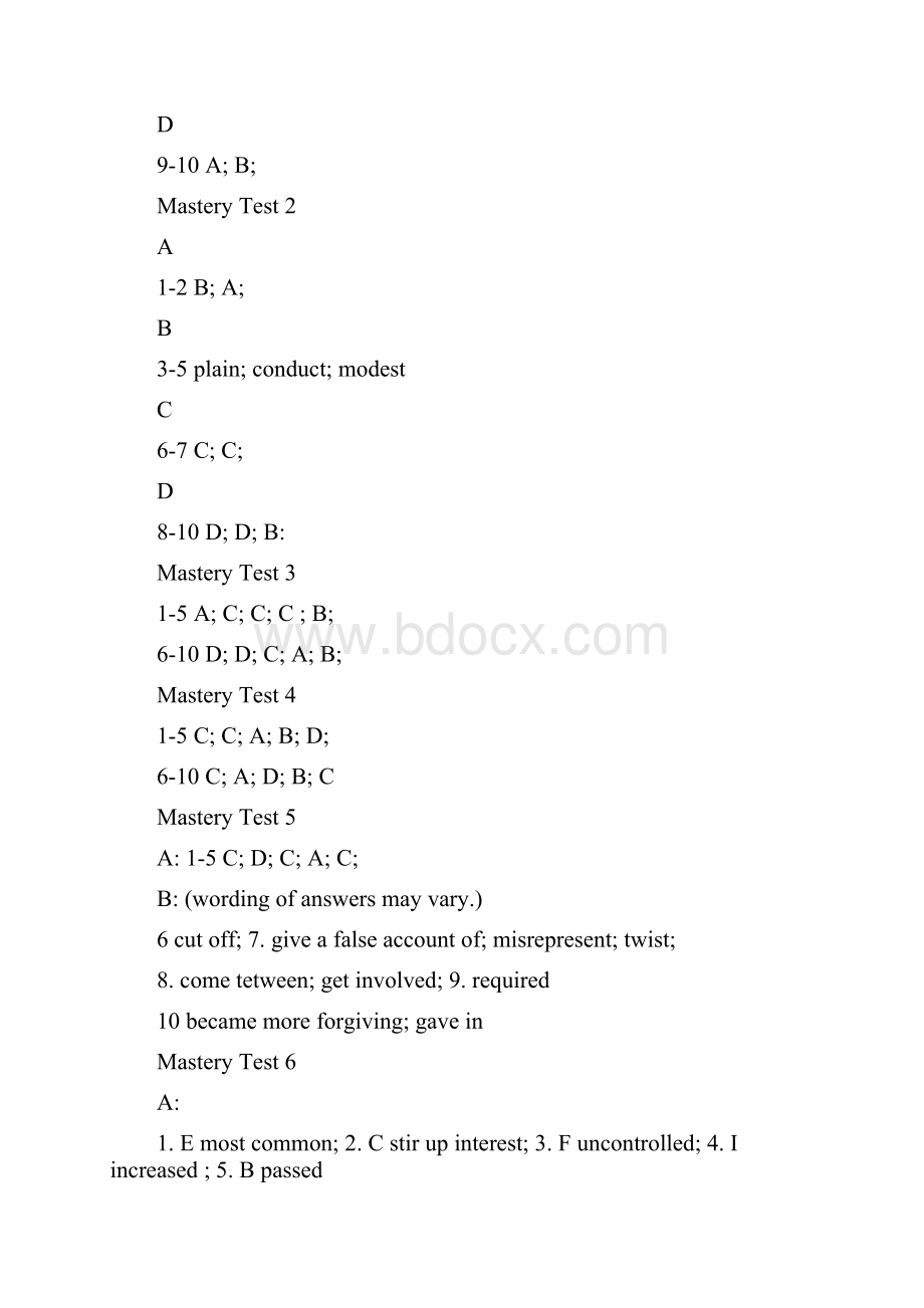 大学英语阅读进阶答案全第四版.docx_第3页