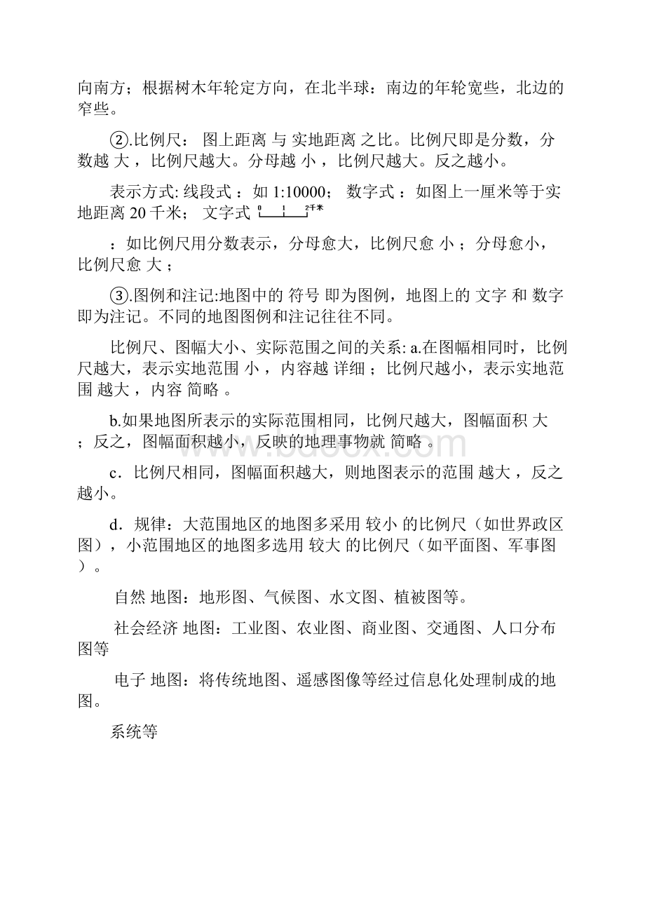 长郡系七年级上册地理复习资料.docx_第2页