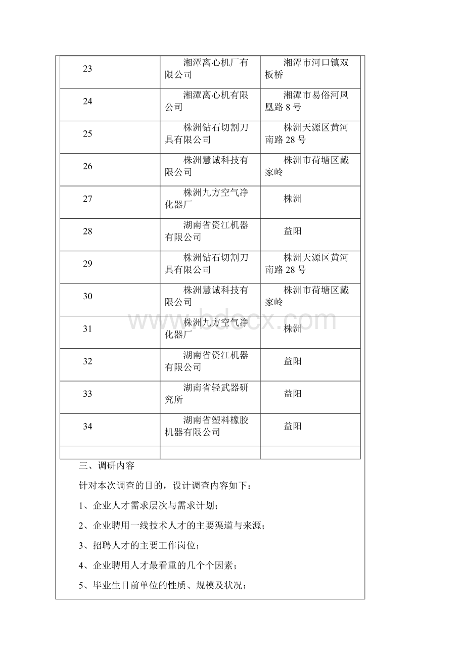 机械制造与自动化专业人才需求调研报告湖南.docx_第3页