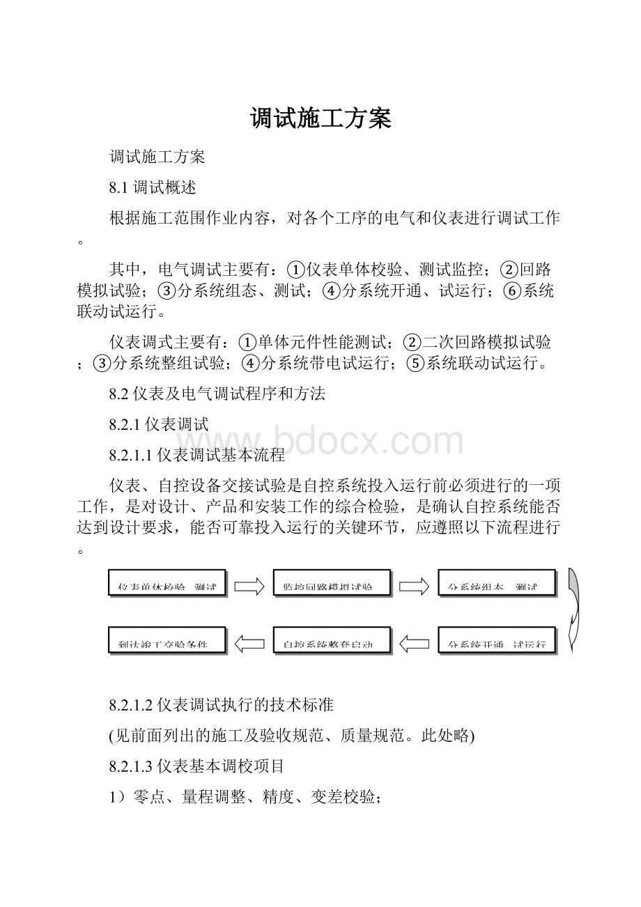 调试施工方案.docx