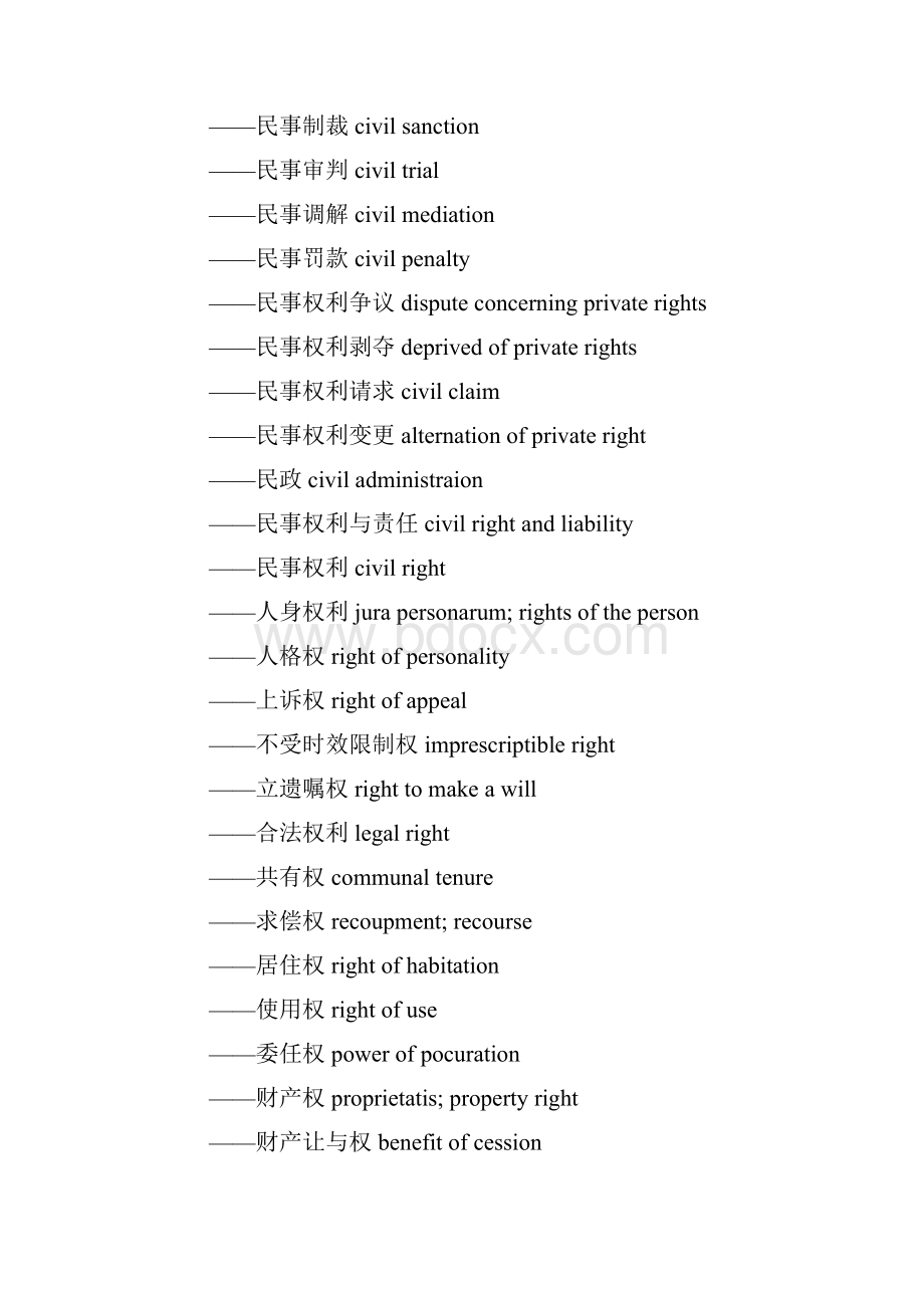 实用法律英语中英对照版.docx_第2页