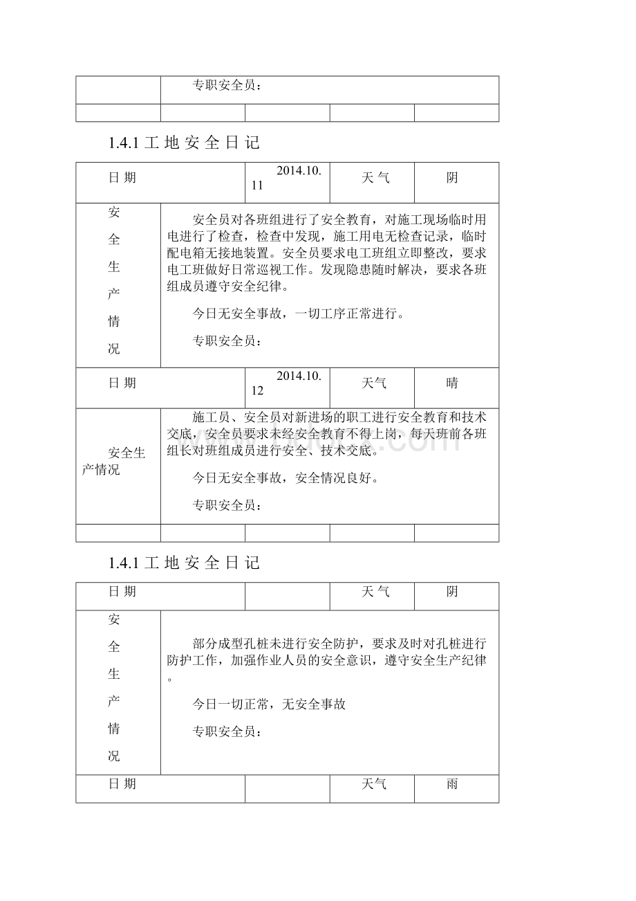 工地安全日志范例45880.docx_第2页