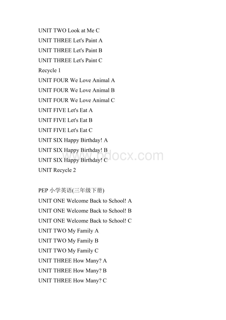 人教版PEP小学英语三年级起点1.docx_第2页