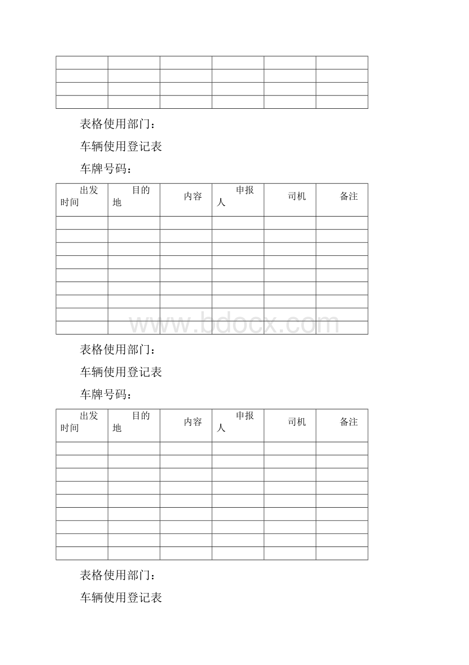 车辆使用登记表.docx_第3页