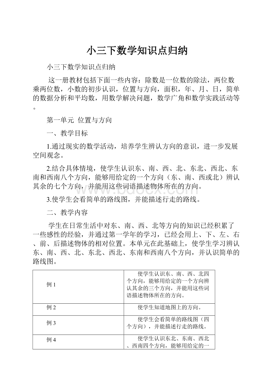 小三下数学知识点归纳.docx_第1页