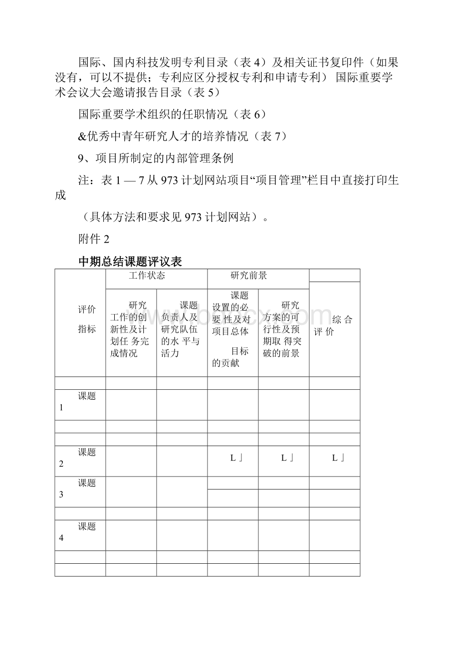 中期评估文件编写提纲及要求项目前两年工作总结报告编写提纲及要求.docx_第3页