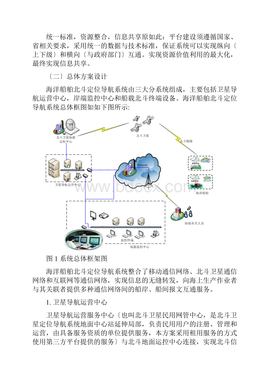 海洋船舶北斗定位导航系统解决方案设计海洋.docx_第3页