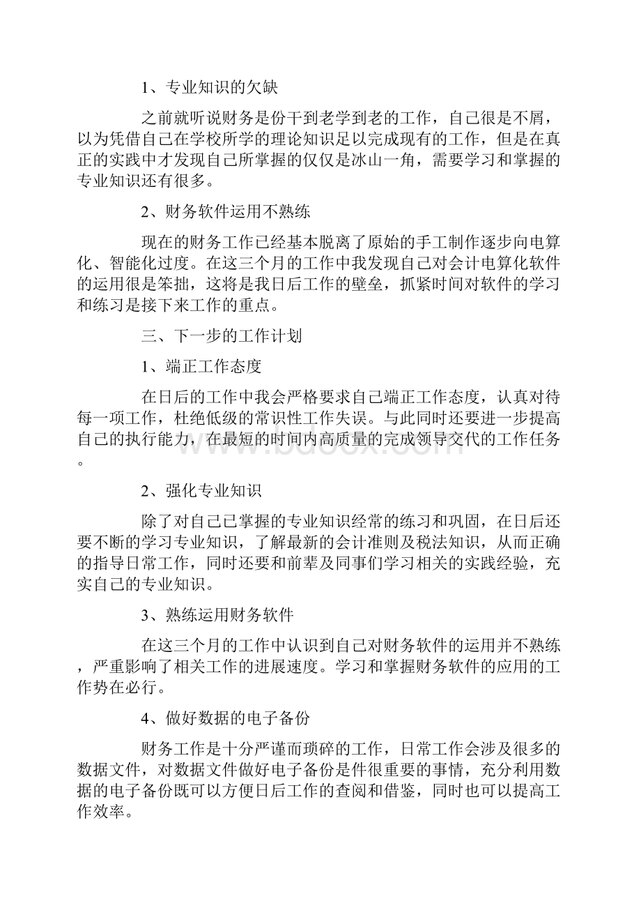 财务部试用期个人总结.docx_第2页