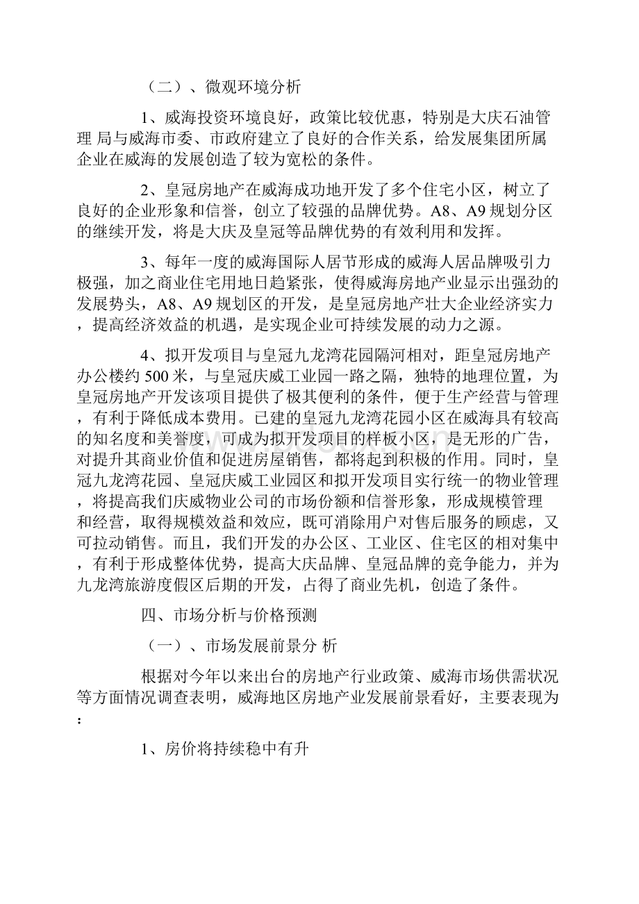 房地产项目分析报告.docx_第3页