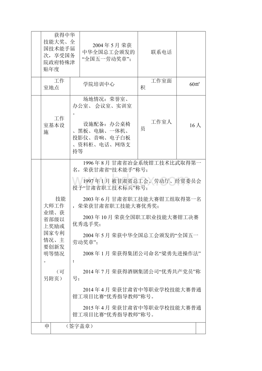 梁勇技能大师工作站申请项目书.docx_第3页