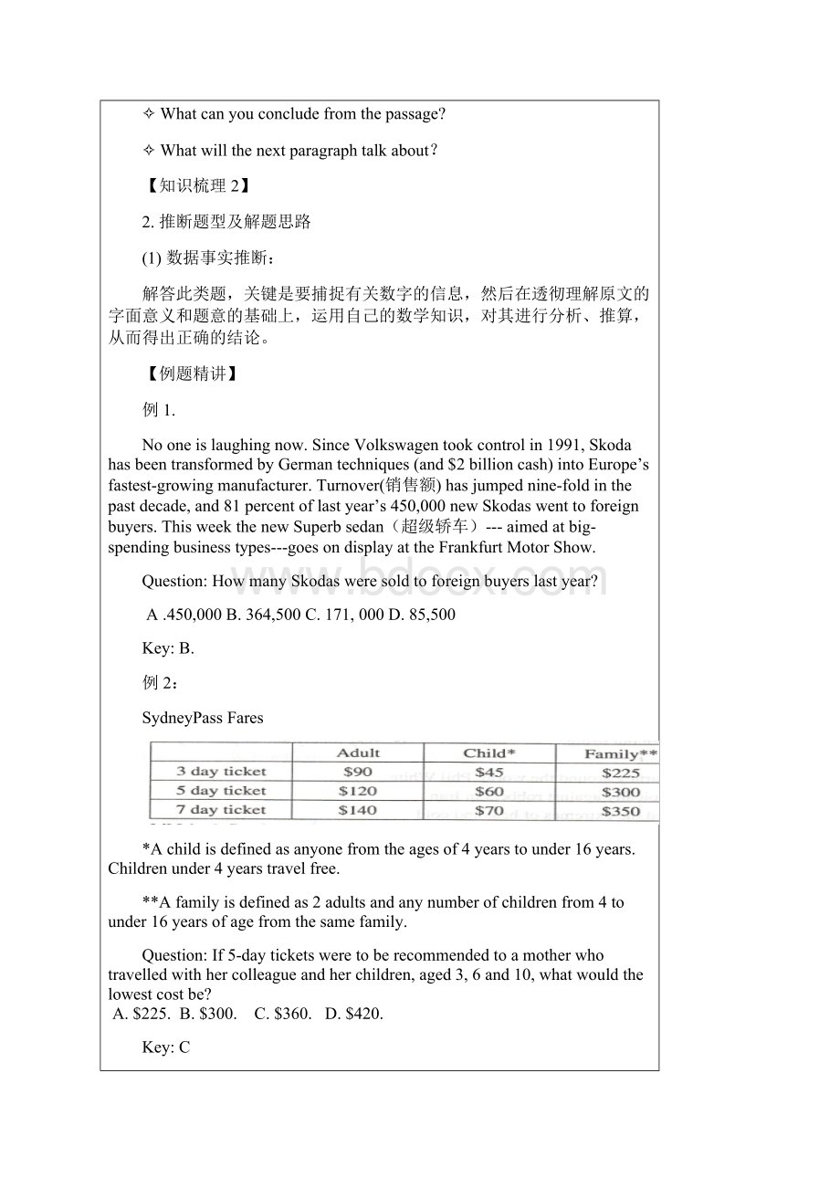 八升九英语衔接暑期新九年级英语新初三英语第16讲 阅读理解之推断题讲义含练习答案.docx_第3页