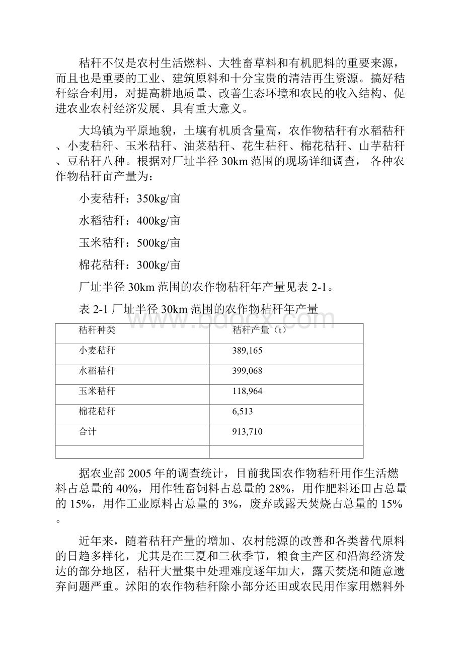 秸秆发电项目建议书.docx_第3页