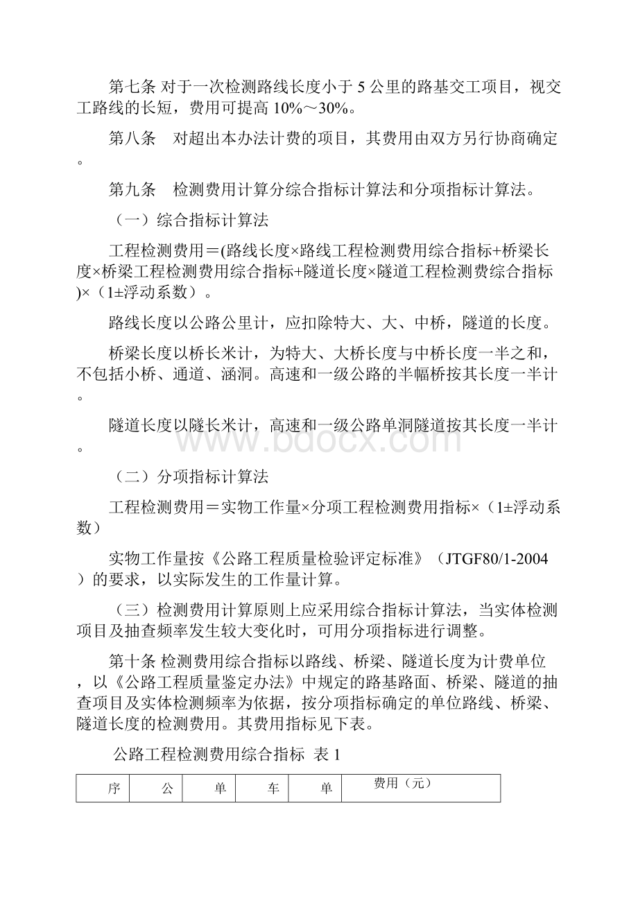 湖北省公路工程试验检测收费标准表11DOC.docx_第2页