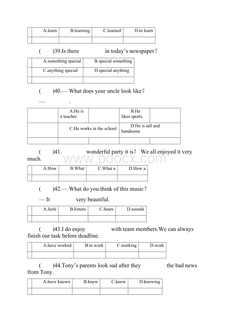 学年度外研版八年级下册英语各单元练习题无听力006.docx_第3页