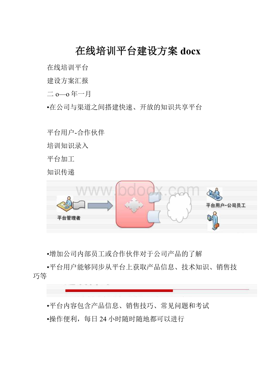 在线培训平台建设方案docx.docx