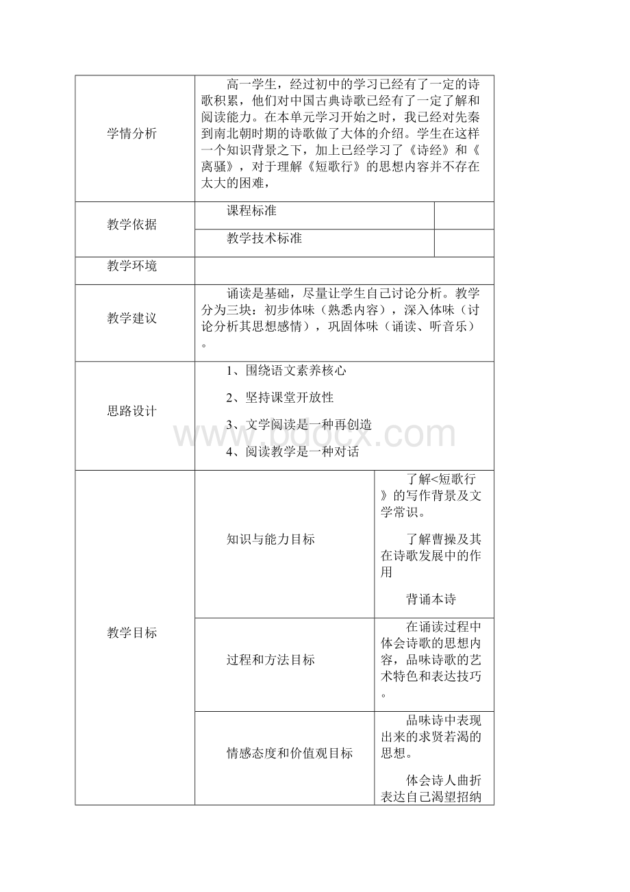 《短歌行》公开课优秀教案教学设计.docx_第2页