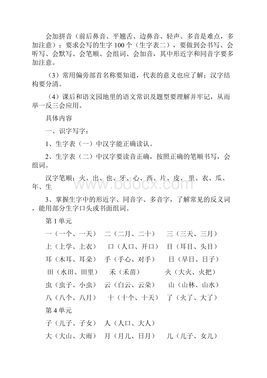 部编版一年级上册知识点.docx_第3页