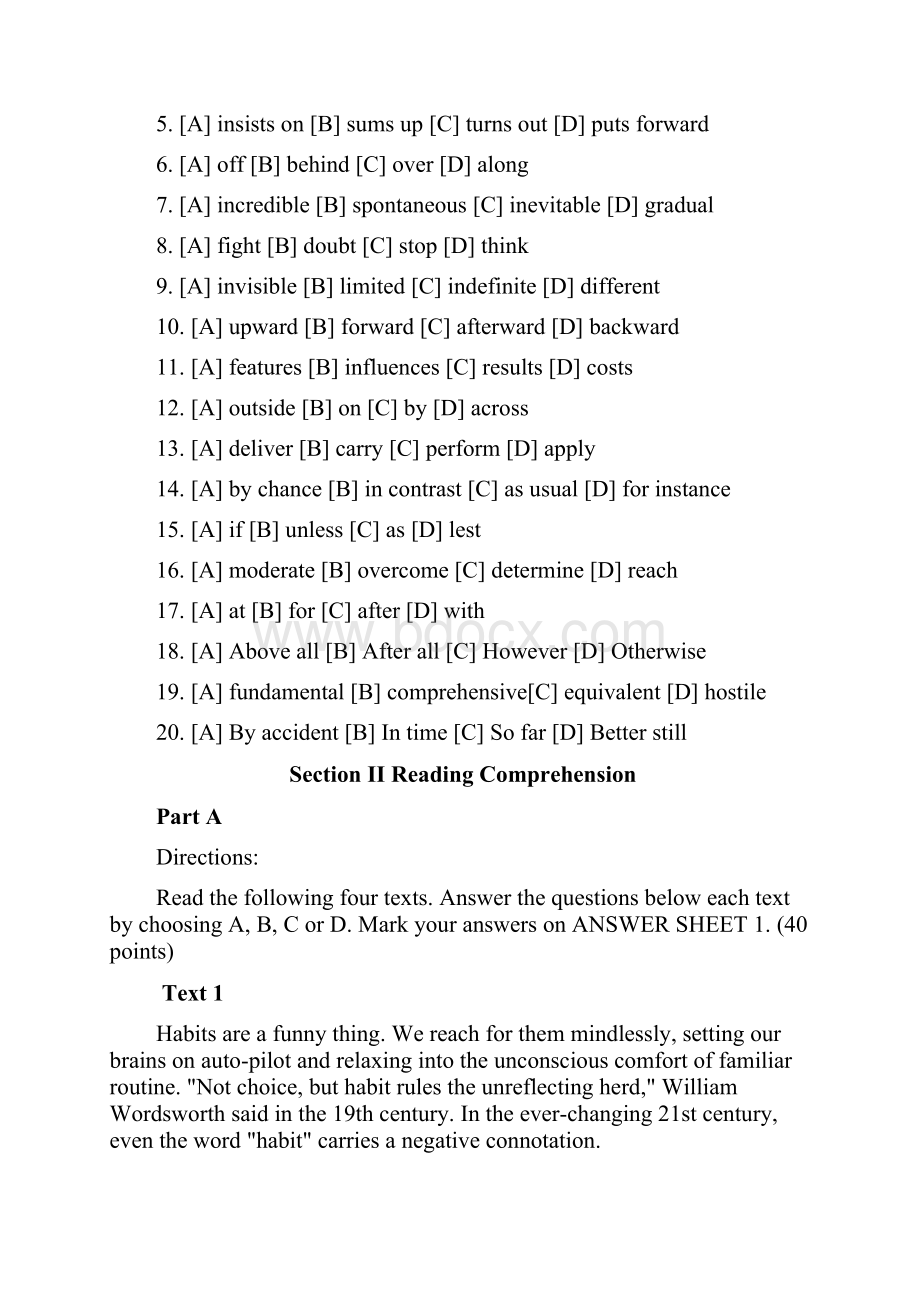 全国硕士研究生入学统一考试英语一试题及解析00002.docx_第3页