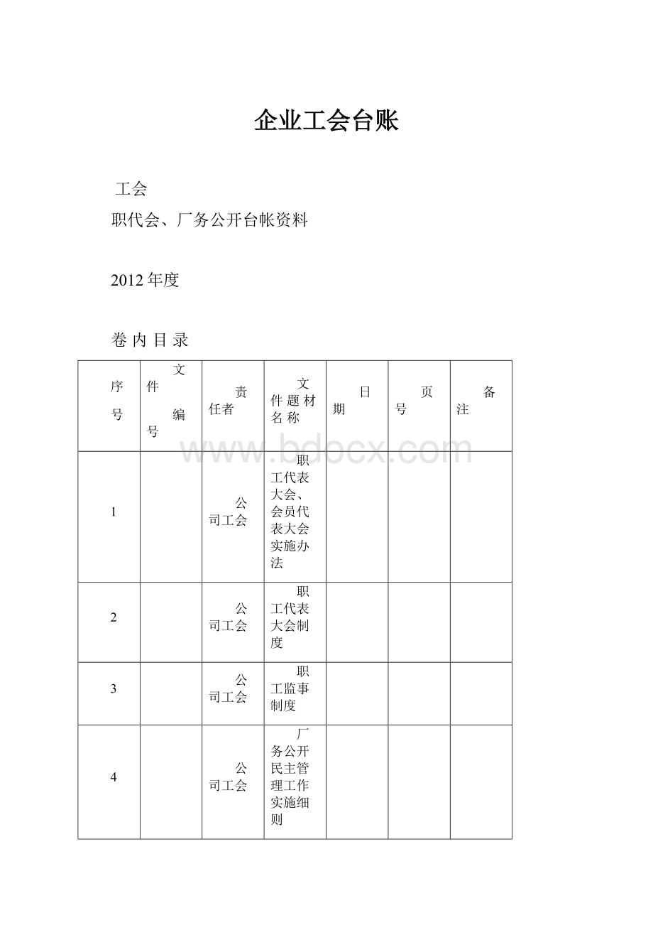 企业工会台账.docx_第1页